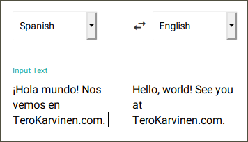 Traslate Spanish to English with Free Offline Translator LibreTranslate.