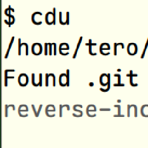 cdu - Jump up to project directory